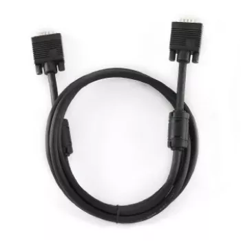 GEMBIRD Premium VGA HD15M/HD15M dvojité tienenie s 2 feritovými jadrami 10m kábel/ čierna