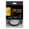 Gembird CC-HDMI4-0.5M kábel HDMI 2.0 s Ethernetom, samec – samec, 4K, 0,5 m, čierny, voľne balený