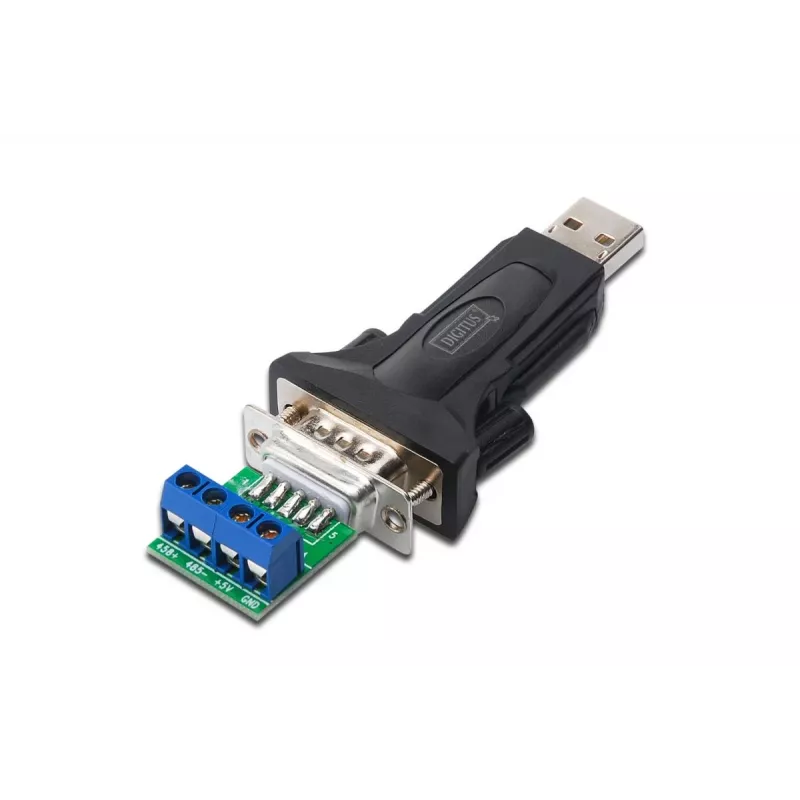 DIGITUS USB 2.0 na sériový konvertor RS485 vrátane USB-A kábla 80 cm USB-A M / USB-A F