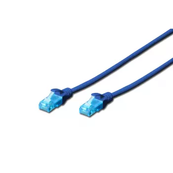 DIGITUS patch kábel - Cat 5e - U-UTP - Snagless - 1 m - modrý
