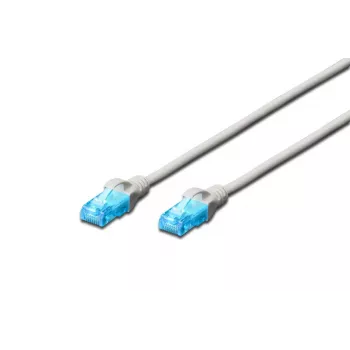 DIGITUS patch kábel - Cat 5e - U-UTP - Snagless - 3 m - sivý
