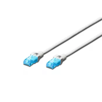 DIGITUS patch kábel - Cat 5e - U-UTP - Snagless - 5 m - biely