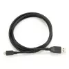 GEMBIRD obojstranný kábel USB 2.0 AM na Micro-USB, 1 m - čierny