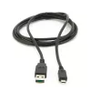 GEMBIRD obojstranný kábel USB 2.0 AM na Micro-USB, 1 m - čierny