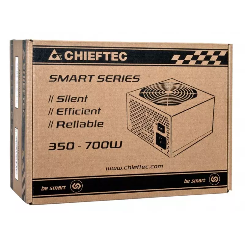 Chieftec Smart GPS-700A8 napájací zdroj 700 W 20+4 Pin ATX PS/2 čierny