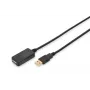 DIGITUS USB 2.0 predlžovací kábel s opakovačom 5 m