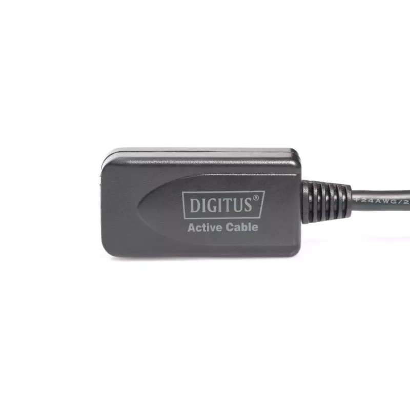 DIGITUS USB 2.0 predlžovací kábel s opakovačom 5 m