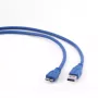 GEMBIRD USB-A 3.0 na Micro USB 3.0 kábel 3.2 Gen - 0,5 m modrý
