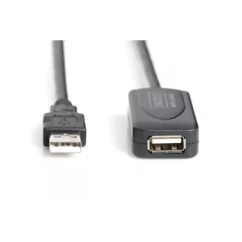 DIGITUS USB 2.0 kábel s opakovačom USB A samec / A samica 20 m (DA-73102)