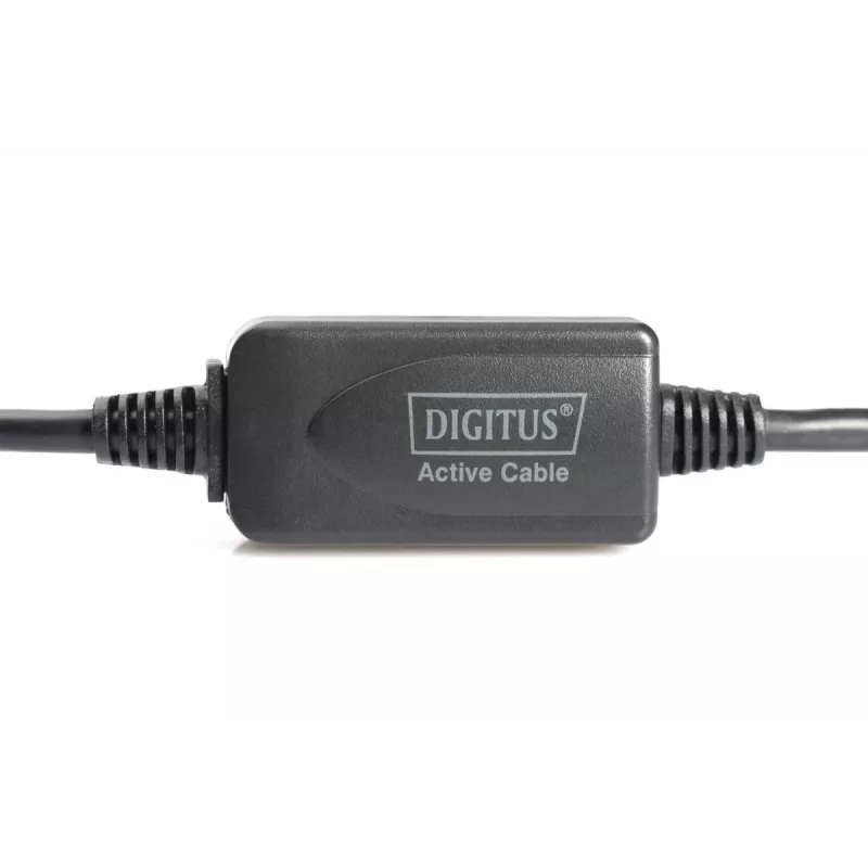 DIGITUS USB 2.0 kábel s opakovačom USB A samec / A samica 15 m (DA-73101)