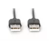 DIGITUS USB prepojovací kábel A 1m USB 2.0 kompatibilný