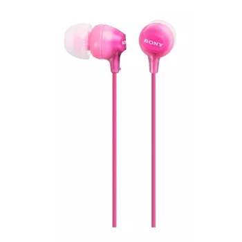 Sony MDR-EX15LP, Káblové, 8 - 22000 Hz, Hudba, 3 g, Slúchadlá, Ružová