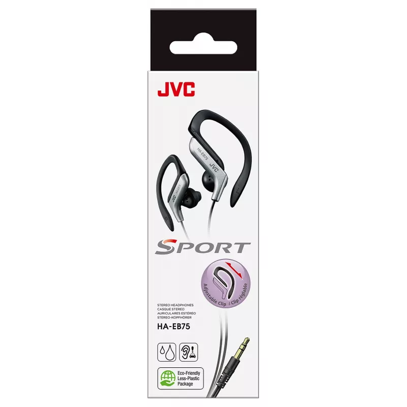 Slúchadlá JVC HA-EB75 Sports Kábel Strieborná