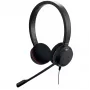 Jabra Evolve 20 MS Stereo, káblové, kancelária/call centrum, 150 - 7000 Hz, 171 g, headset, čierna