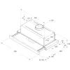 Whirlpool AKR 6390/1 IX čiastočne vstavaný (výsuvný) strieborná 304 m³/h