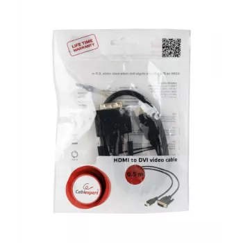 GEMBIRD HDMI na DVI kábel (Single Link) 0,5 m