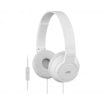 JVC HA-SR185-W-E ľahké káblové slúchadlá, 10 - 22000 Hz, hovory/hudba, 108 g, headset, biela