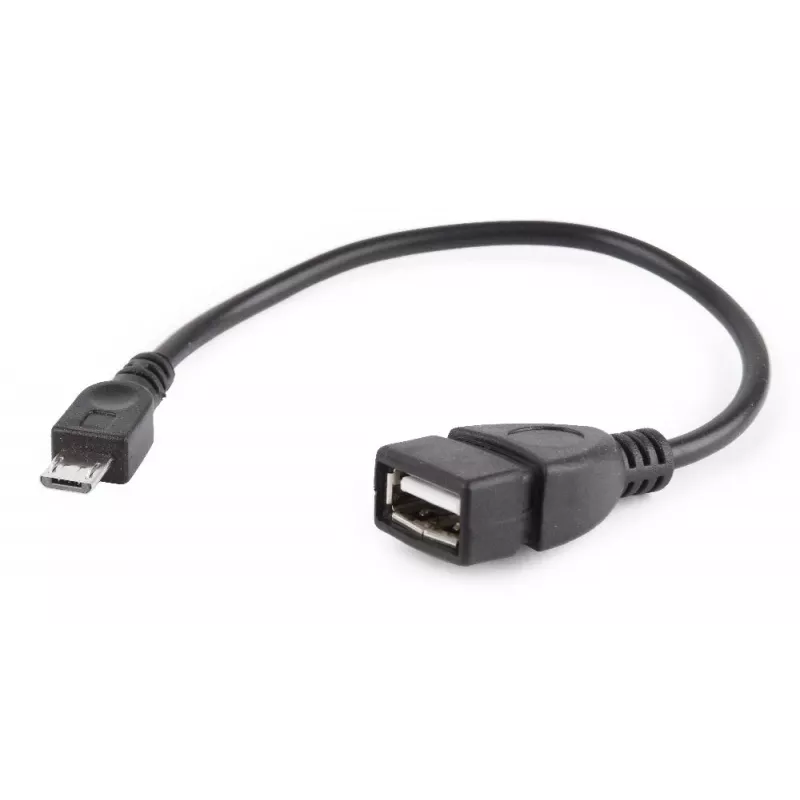 GEMBIRD USB OTG AF na Micro BM kábel 15 cm - čierna