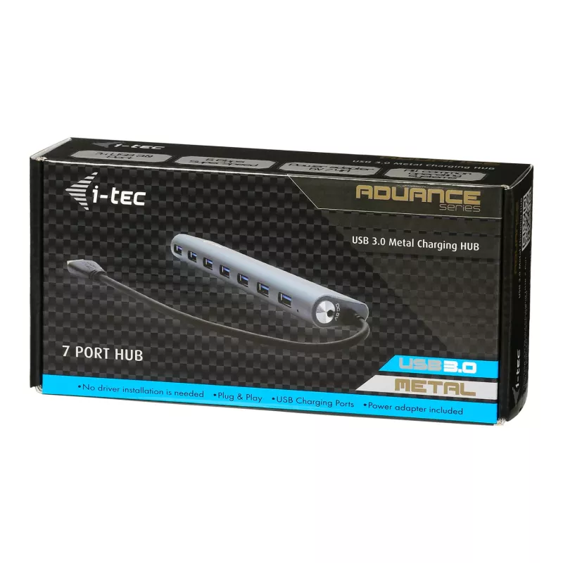 i-tec Metal Superspeed USB 3.0 7-portový hub