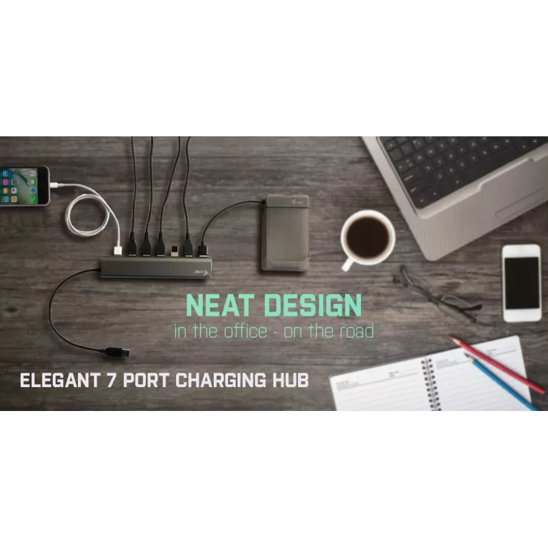 i-tec Metal Superspeed USB 3.0 7-portový hub
