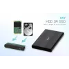 Rám/puzdro pre HDD/SSD i-tec Advance MySafe AluBasic 2,5 palca USB 3.0
