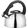 Lamart Lumier LT 7004 píšťalková kanvica na sporák, 2 l, nehrdzavejúca oceľ, vhodná na indukciu a plyn, Inox