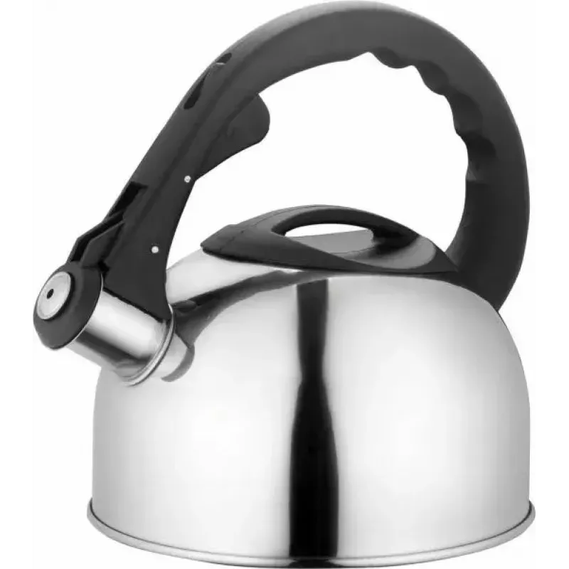 Lamart Lumier LT 7004 píšťalková kanvica na sporák, 2 l, nehrdzavejúca oceľ, vhodná na indukciu a plyn, Inox