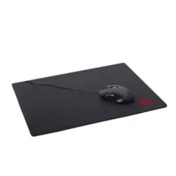 Gaming podložka pod myš GEMBIRD MP-GAME-S — 250×200 mm, 3 mm, čierna, textil/guma s podložkou na zápästie