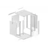 Nástenný rack Lanberg WF01-6615-10S