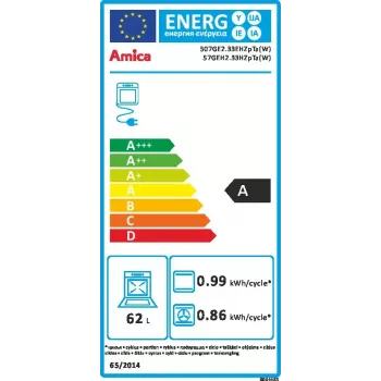 Voľne stojaci sporák Amica 57GEH2.33HZpTa(W)