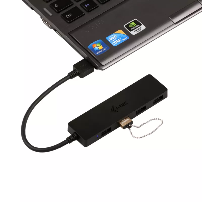 USB hub i-tec Advance USB 3.0 tenký pasívny HUB 4 porty