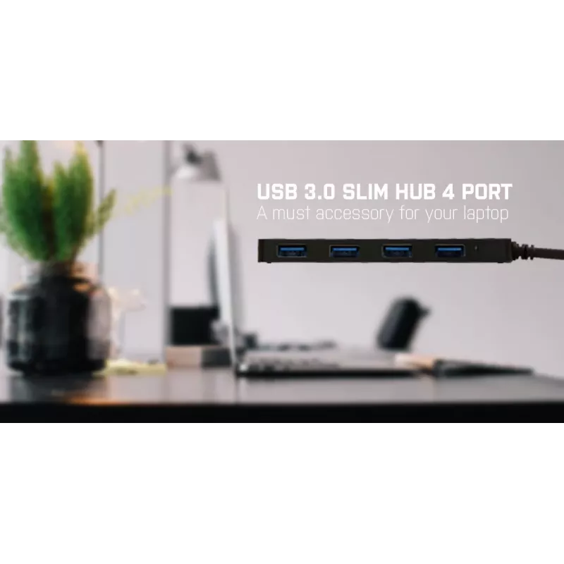 USB hub i-tec Advance USB 3.0 tenký pasívny HUB 4 porty