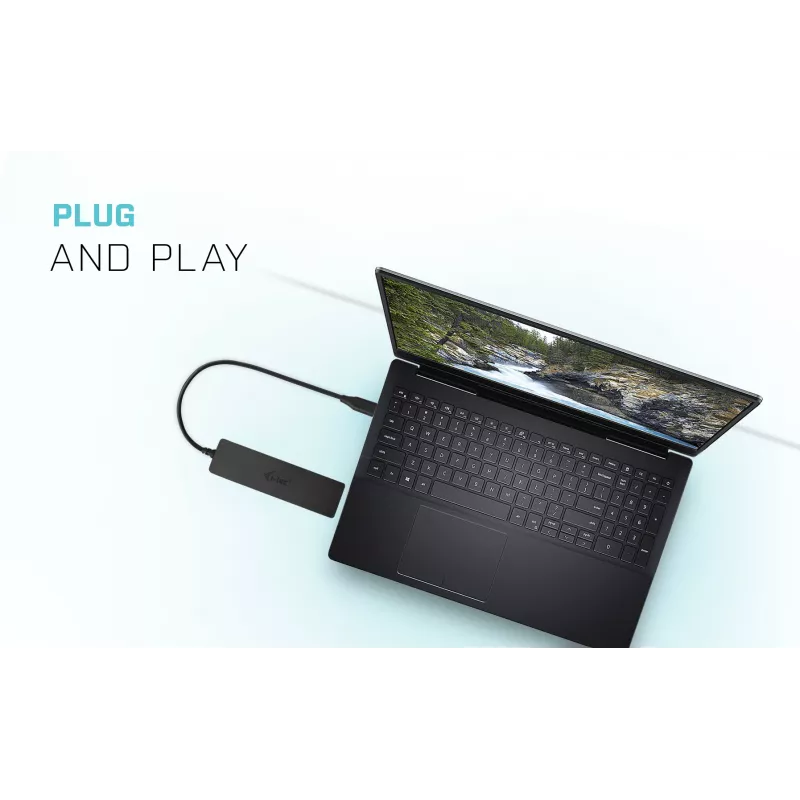 USB hub i-tec Advance USB 3.0 tenký pasívny HUB 4 porty