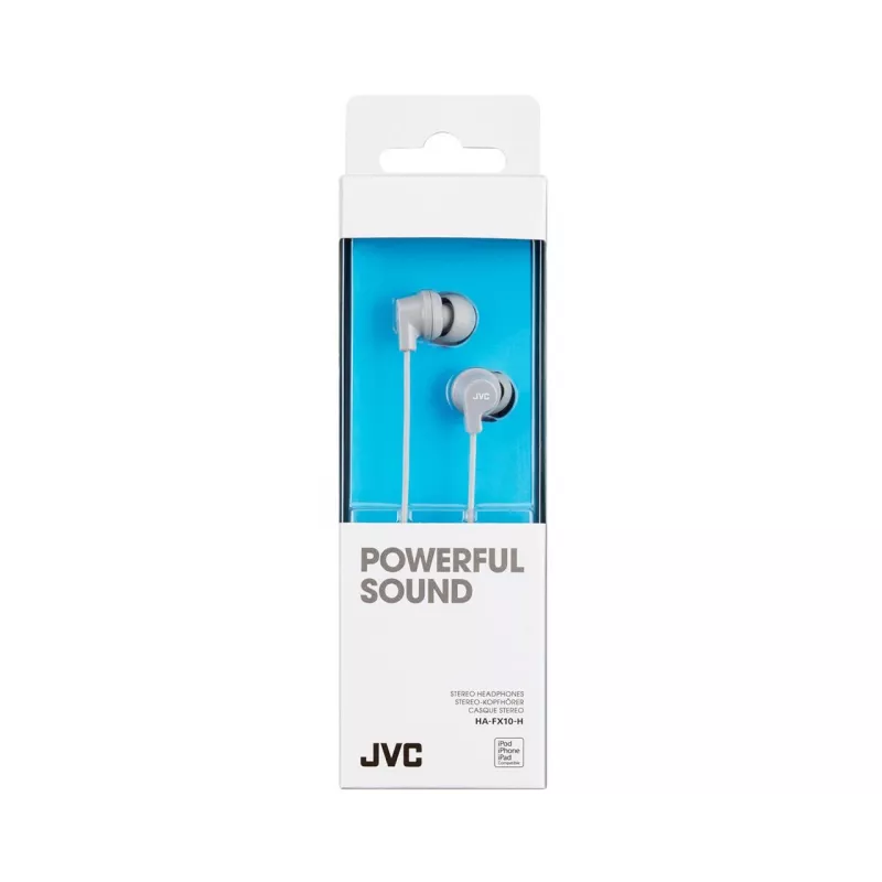 JVC HA-FX10-H-E farebné in-ear slúchadlá