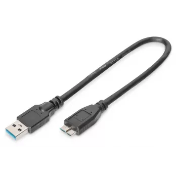 DIGITUS USB 3.0 kábel USB A - Micro USB B (ak-300117-003-s)