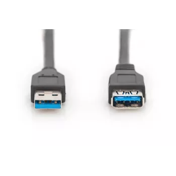 DIGITUS USB 3.0 predlžovací kábel Type-A konektor samec/samica 3,0 m (ak-300203-030-s)