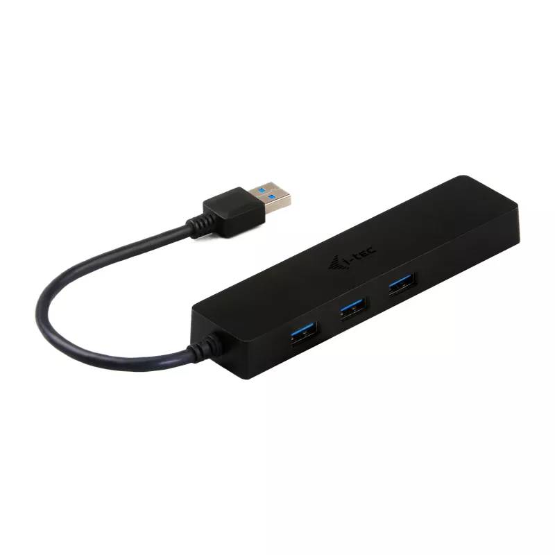 i-tec Advance USB 3.0 tenký HUB 3 port Gigabit Ethernet adaptér čierny