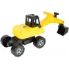 Lena GIGA TRUCKS bager, bager, 3 roky, plast, čierna, žltá