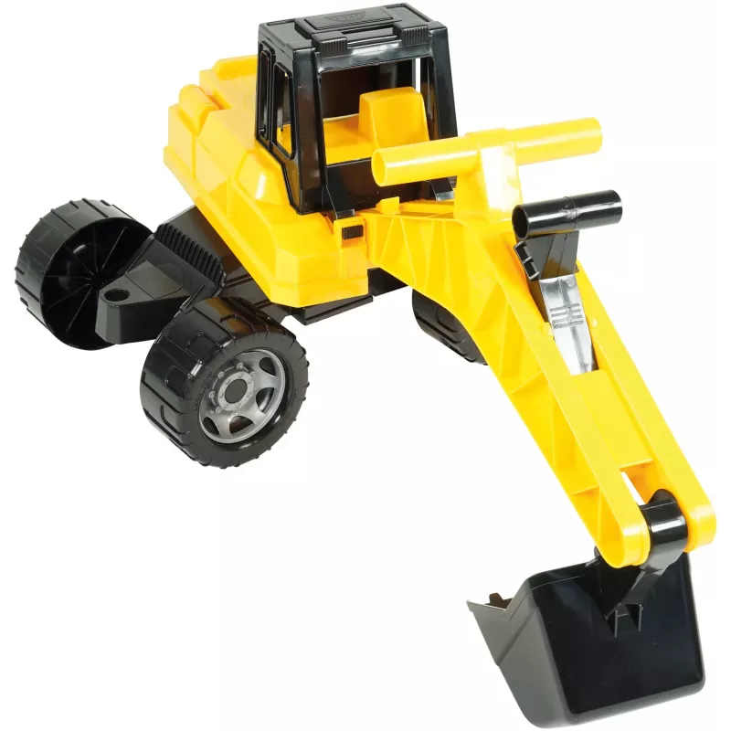 Lena GIGA TRUCKS bager, bager, 3 roky, plast, čierna, žltá