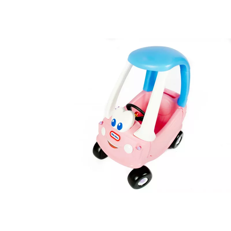 Little Tikes Cozy Coupe Princess, 1,5 roka, 4 kolesá, plast, modrá, ružová, biela