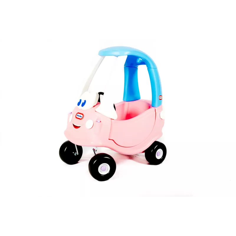 Little Tikes Cozy Coupe Princess, 1,5 roka, 4 kolesá, plast, modrá, ružová, biela