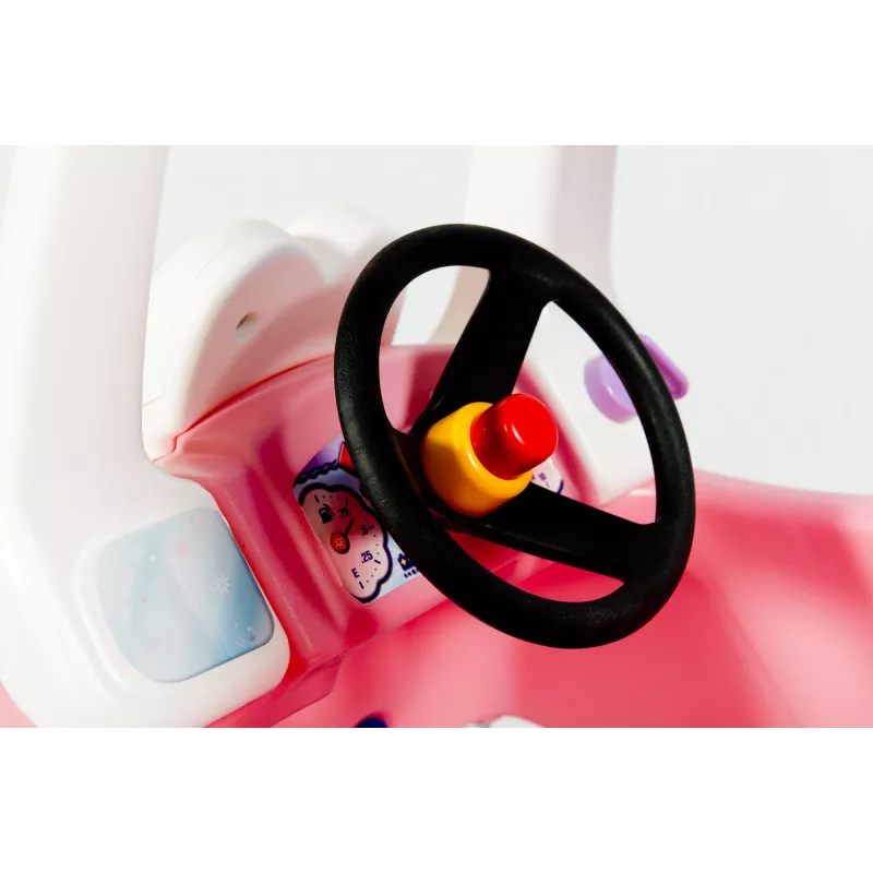 Little Tikes Cozy Coupe Princess, 1,5 roka, 4 kolesá, plast, modrá, ružová, biela
