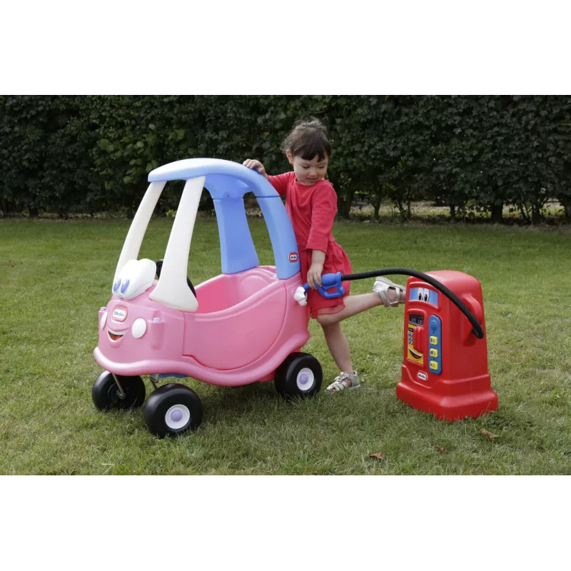 Little Tikes Cozy Coupe Princess, 1,5 roka, 4 kolesá, plast, modrá, ružová, biela