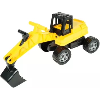 LENA GIGA TRUCKS 02047 bager čierno-žltý