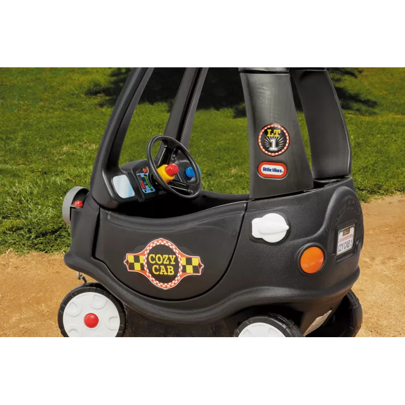 Little Tikes Cozy Coupe Cab čierna, 1,5 roka, 4 kolesá, plast, čierna