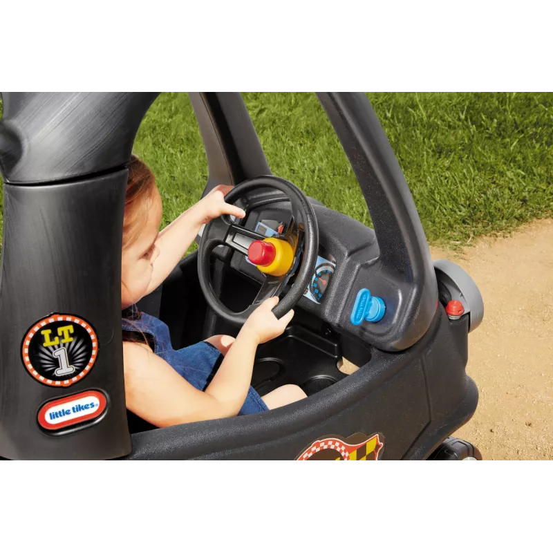 Little Tikes Cozy Coupe Cab čierna, 1,5 roka, 4 kolesá, plast, čierna