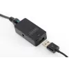 DIGITUS USB predlžovač USB 2.0 na použitie s káblom Cat5/5e/6 (UTP STP alebo SFT) až do 50 m