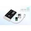 Puzdro na HDD/SSD i-tec MySafe USB 3.0 Easy 2,5 palca externé puzdro – biele