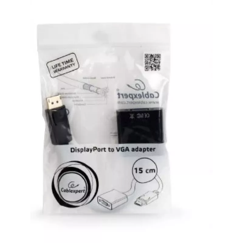 GEMBIRD DisplayPort 1.1 na VGA adaptérový kábel 15cm