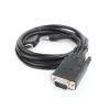 GEMBIRD HDMI na VGA a audio adaptérový kábel, jeden konektor, 1,8 m - čierny